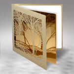 Auksinis prabangus atvirukas