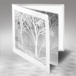 Prabangus atvirukas su vidiniu lapeliu