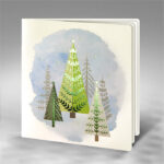 Atvirukas pieštas akvarele