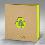 Ekologiško popieriaus atvirukas