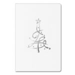 Minimalistinis kalėdinis atvirukas