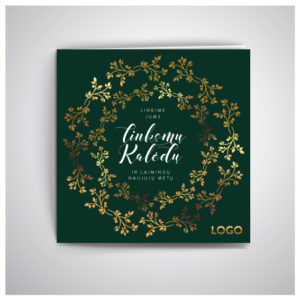 Dailus kalėdinis atvirukas