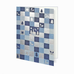 Atvirukas su lanegeliais ir eglutėmis