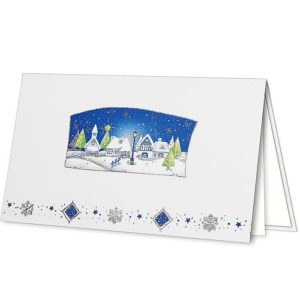 Kalėdinis atvirukas su voku