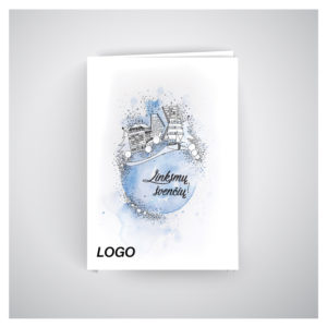 Kalėdinis atvirukas Klaipėda