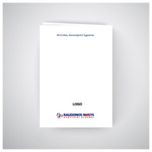 RAUDONŲ NOSIŲ atvirukas