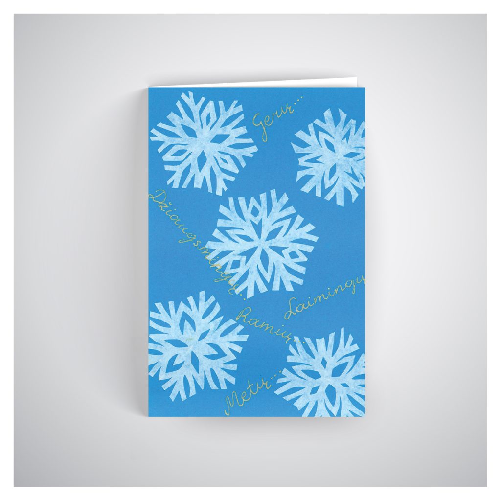 Atvirukas su snaigėmis