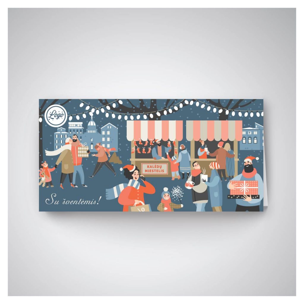 Margas kalėdinis atvirukas