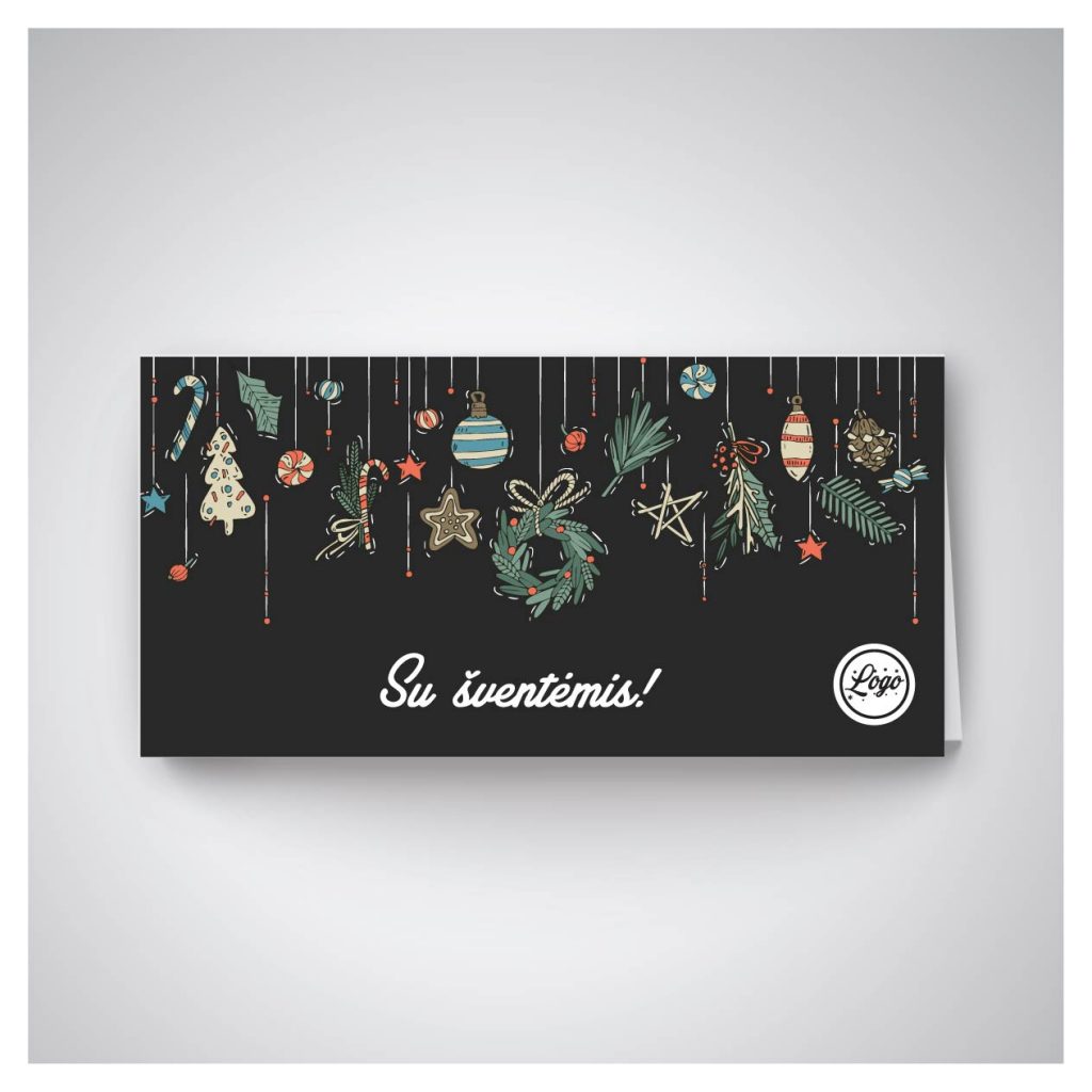 Tamsios spalvos atvirukas