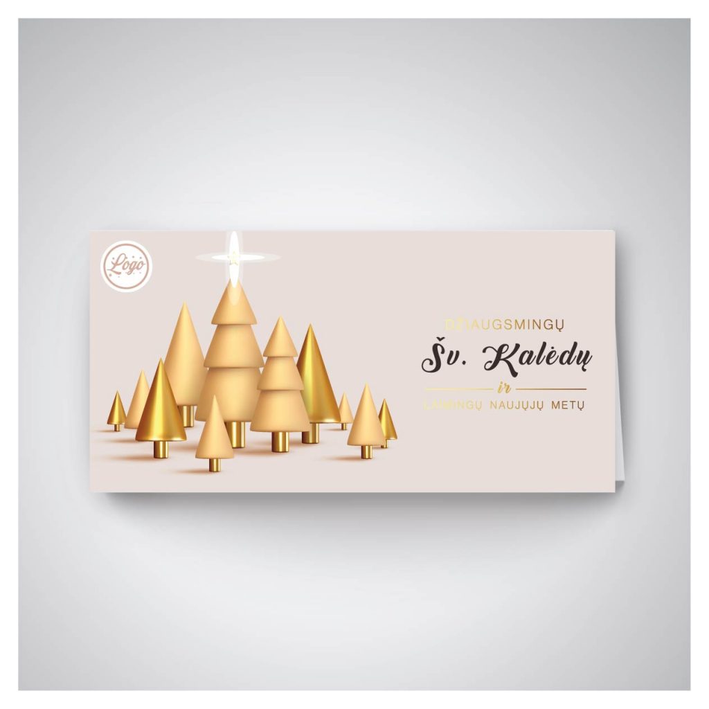 Atvirukassu auksinėmis eglutėmis