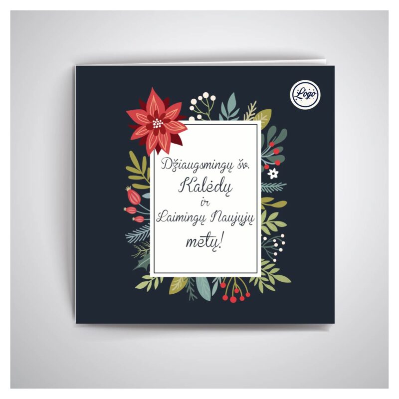 kalėdins svekininimas su logotipu