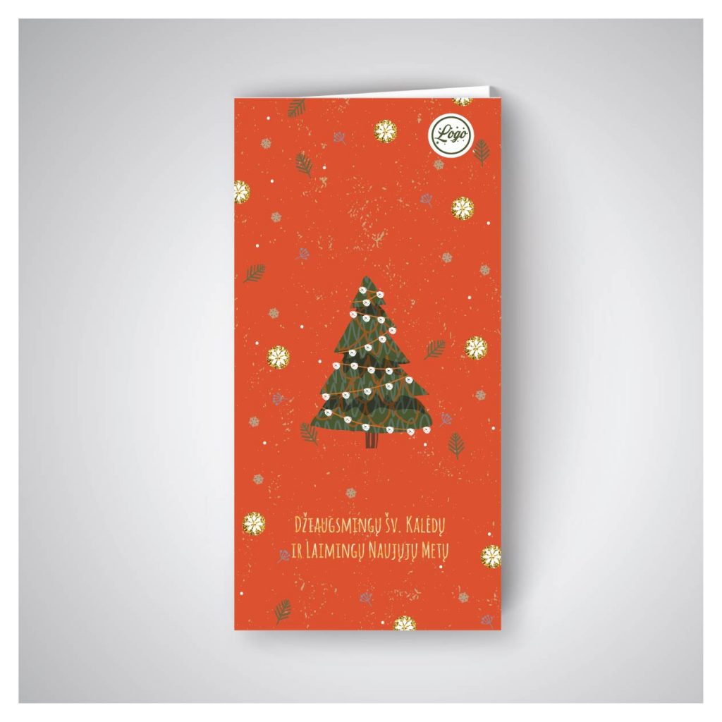 Audonos spalvos atvirukas