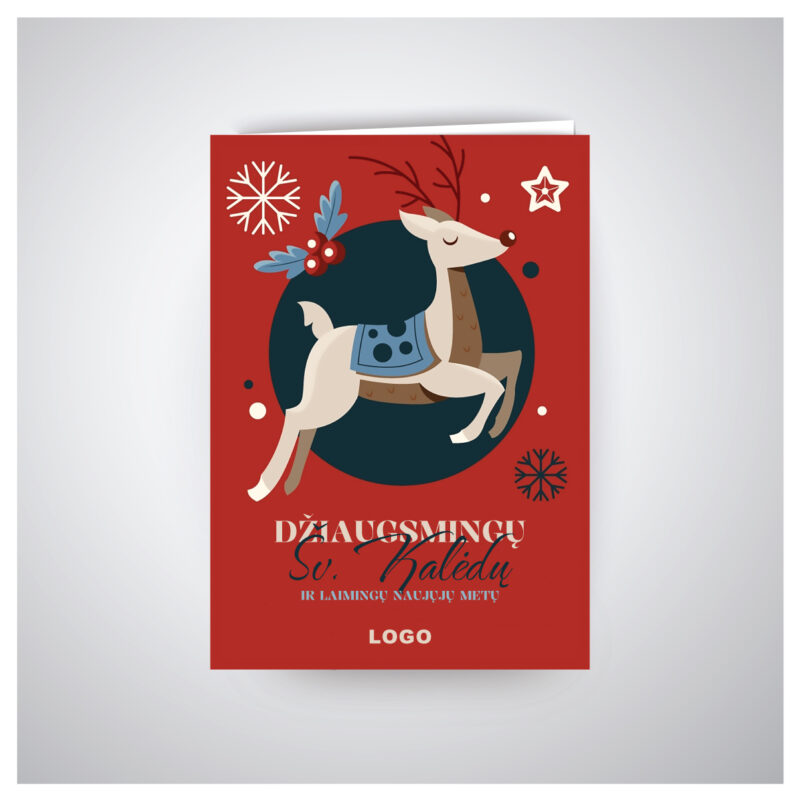 Kalėdinis atvirukas UZ107_2024 - Image 1